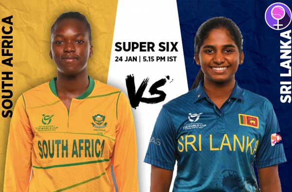 Super Six Group 1: South Africa U19 v Sri Lanka U19 | Squads | Players to Watch | Fantasy Playing XI | Live streaming