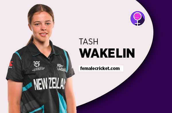 Player Profile of Tash Wakelin - U19 New Zealand Cricketer on Female Cricket. PC: Getty Images