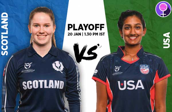 Playoff Match: USA U19 v Scotland U19 | Squads | Players to Watch | Fantasy Playing XI | Live streaming