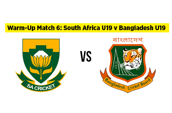 Warm-Up Match 6: South Africa U19 v Bangladesh U19 | Squads | Players to Watch | Fantasy Playing XI 