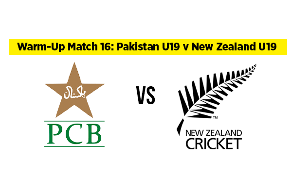Warm-Up Match 16: Pakistan U19 v New Zealand U19 | Squads | Players to Watch | Fantasy Playing XI 