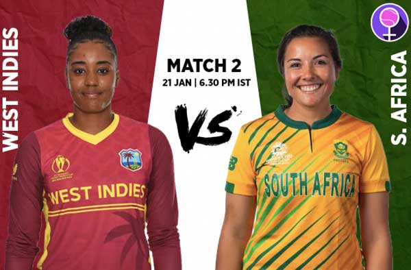 Match 2: West Indies v South Africa | Squads | Players to Watch | Fantasy Playing XI | Live streaming