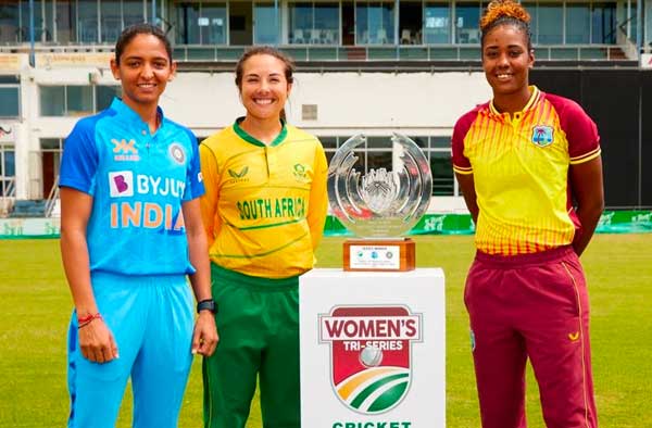Womens T20I Tri-Series in South Africa 2023. PC: BCCIWomen / Twitter
