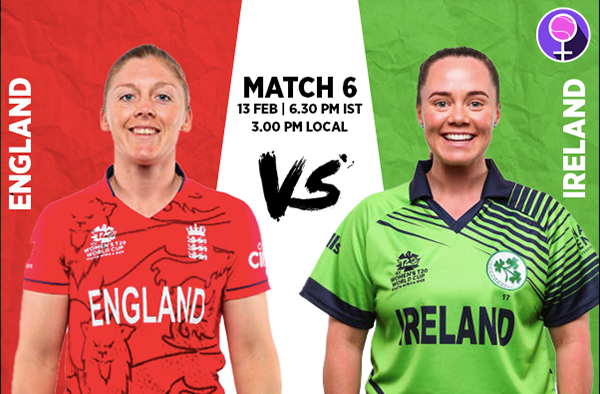 Match 6: Ireland v England | Squads | Players to Watch | Fantasy Playing XI | Live streaming 