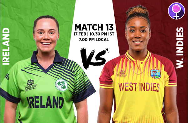 Match 13: Ireland v West Indies | Squads | Players to Watch | Fantasy Playing XI | Live streaming 