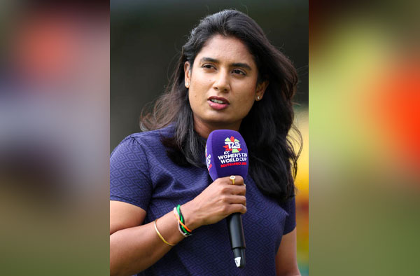 Mithali Raj as a cricket commentator. PC: Getty Images