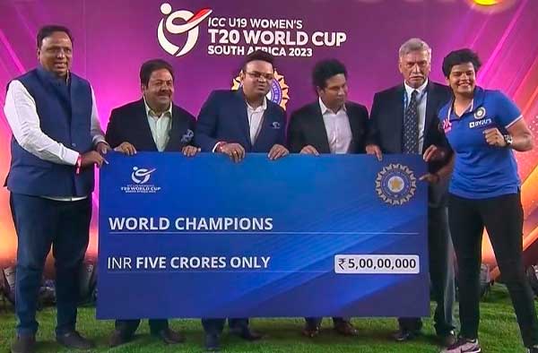 Sachin Tendulkar honours Shafali Verma and Co. for Historic U19 World Cup Victory. PC: Disney+Hotstar