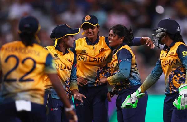 Sri Lanka Women's Cricket team in T20 World Cup 2023. PC: Getty Images