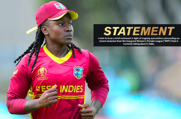 Deandra Dottin issues clarification on her WPL ouster by Gujarat Giants franchise. PC: Twitter