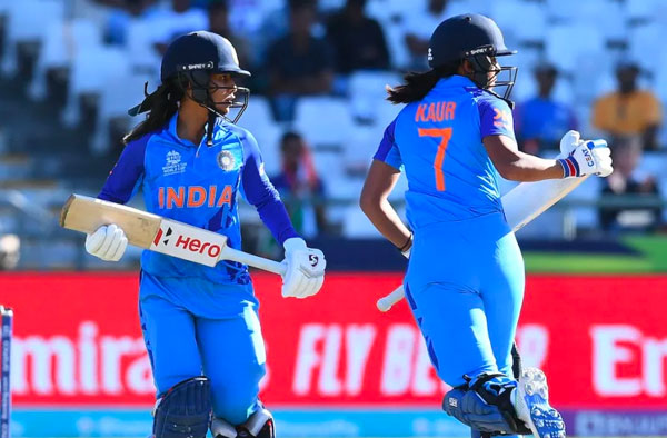 Harmanpreet Kaur and Jemimah Rodrigues. PC: Getty Images