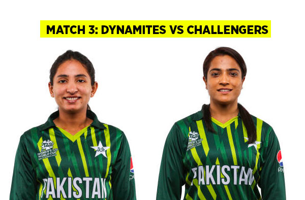 Game 3: Dynamites vs. Challengers |  Squads |  Players to watch |  Fantasy Game XI |  Live broadcast