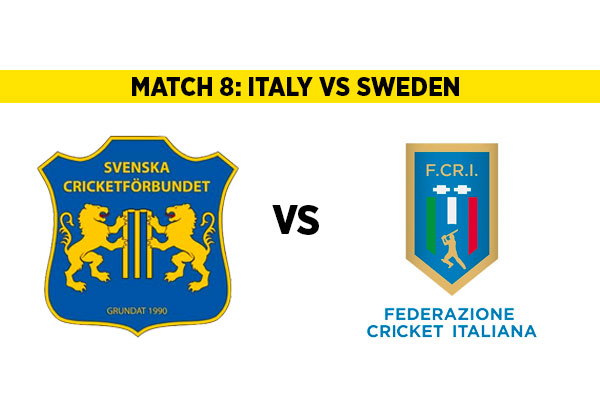Match 8: Italy vs Sweden | Squads | Players to watch | Fantasy Playing XI | Live streaming