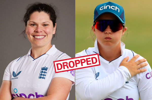 Alice Capsey and Alice Davidson-Richards dropped from England's Ashes test squad