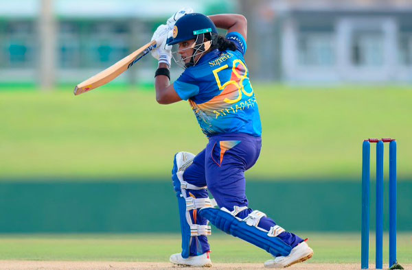 Chamari Athapaththu's Century seals a Historic Win for Sri Lanka over New Zealand. PC: White_Ferns / Twitter