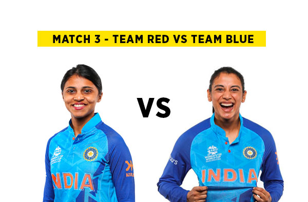 Match 3 - Team Red vs Team Blue | Squads | Players to watch | Fantasy Playing XI | Live streaming
