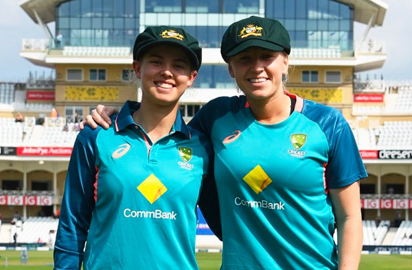 Phoebe Litchfield and Kim Garth to make Test Debut during Ashes 2023. PC: Twitter