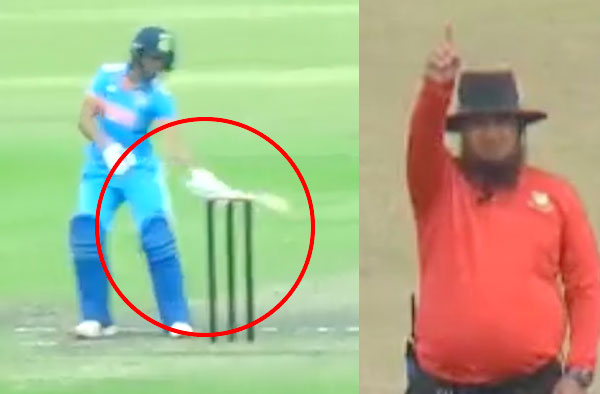 Watch Video: Harmanpreet Kaur hits the stumps in anger, argues with Umpire in 3rd ODI