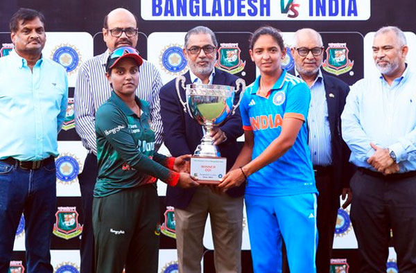 India Women's tour of Bangladesh ends in a tie. PC: Twitter