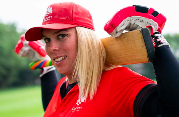 Danielle McGahey -  First Transgender to play Women's International Cricket.  PC: Facebook