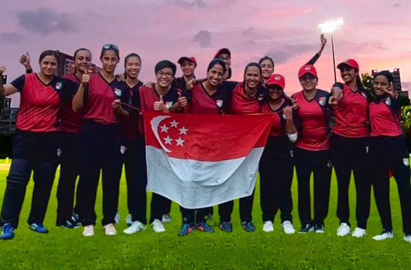Singapore Women's Cricket team.