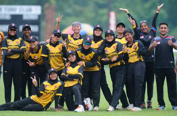 Malaysia Women's Cricket Team. PC: Twitter