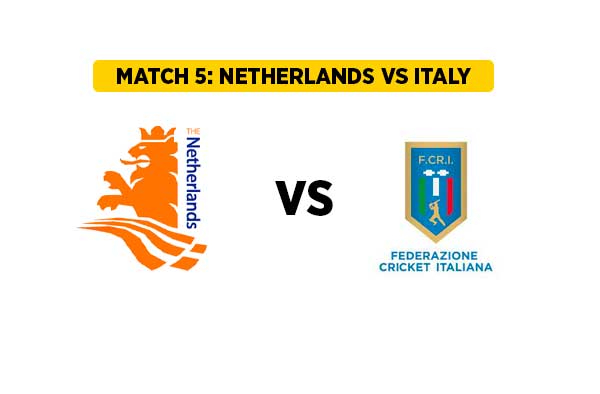 Match 5: Nederland versus Italië |  Teams |  Spelers om in de gaten te houden |  Fantasiespelen XI |  Live uitzending