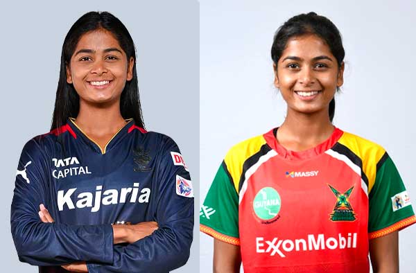 Shreyanka Patil - journey from WPL to CPL. PC: Getty Images