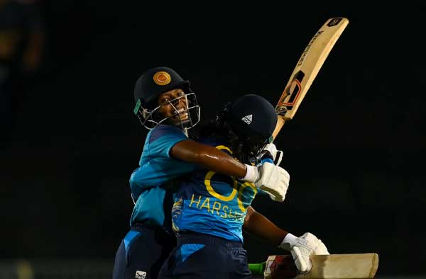 HISTORIC - Sri Lanka women's team win their first T20I series against England. PC: Getty