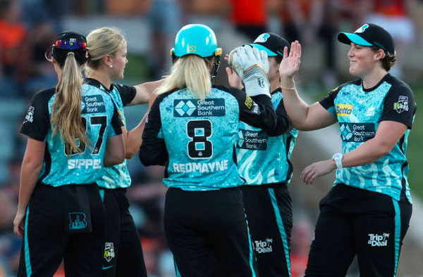 Brisbane Heat confirms their Final Seat against Adelaide Strikers for WBBL 2023 Edition. PC: Getty