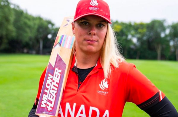 Transgender Cricketer Danielle McGahey reacts to ICC's Ban. PC: Twitter