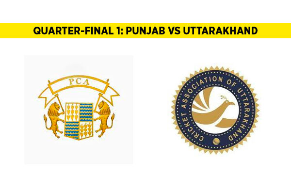 Quarter-Final 1: Punjab vs Uttarakhand | Squads | Players to watch | Fantasy Playing XI | Live streaming