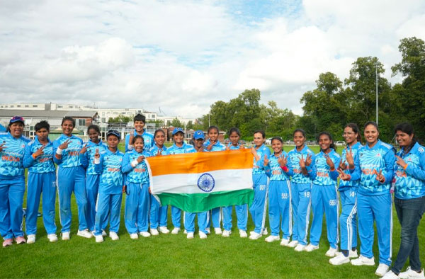 Indian Blind Women's Cricket Team. PC: Getty
