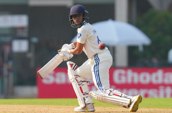 Shubha Satheesh scores Second Fastest Fifty for India in Women's Test. PC: Getty