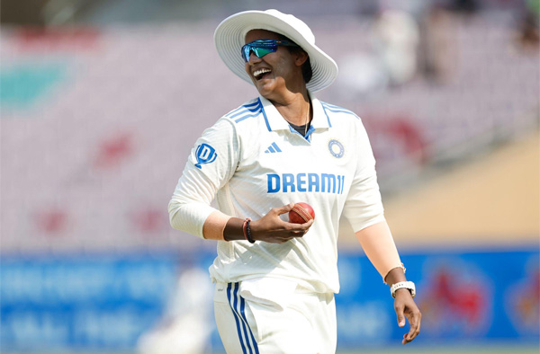 Deepti Sharma - ICC Women’s Player of the Month December 2023. PC: Getty