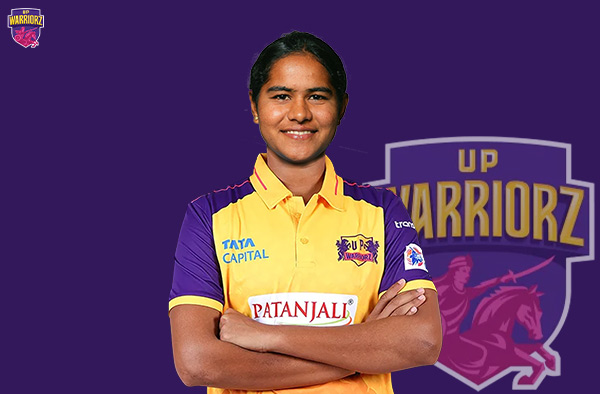 Gouher Sultana for UP Warriorz in WPL. PC: Female Cricket