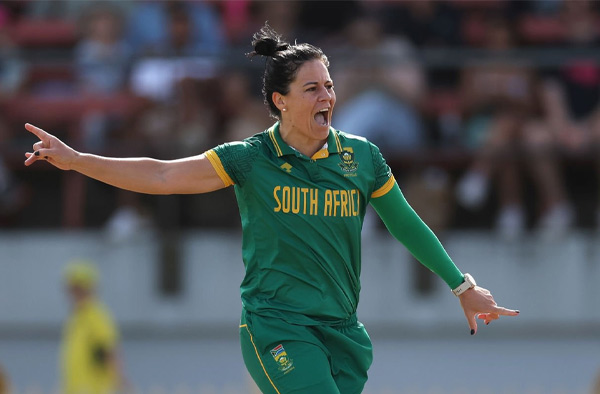Marizanne Kapp jumps 7 spots to 2nd position in ICC ODI Bowling Rankings. PC: Getty