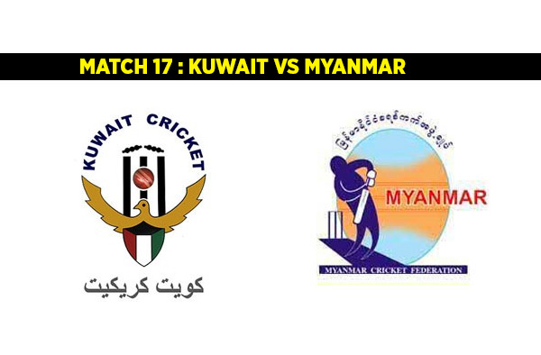 Match 17: Kuwait vs Myanmar