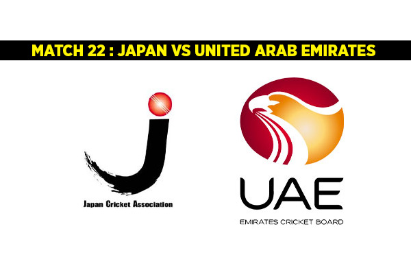 Match 22 Japan vs United Arab Emirates
