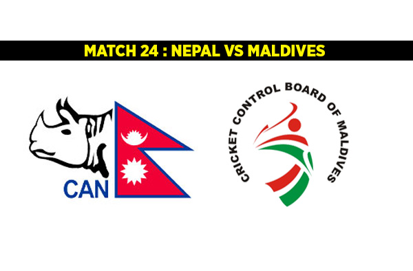Match 24 Nepal vs Maldives