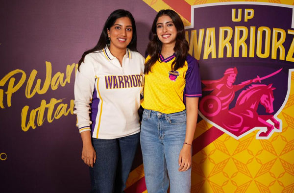 UP Warriorz partners with Navya Naveli Nanda's Project. PC: @navyananda