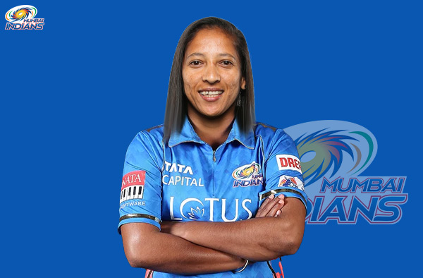 Shabnim Ismail for Mumbai Indians in WPL. PC: Female Cricket