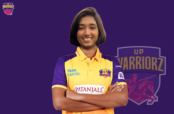 Vrinda Dinesh for UP Warriorz in WPL. PC: Female Cricket