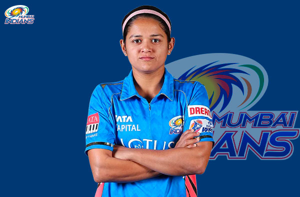 Humaira Kaazi for Mumbai Indians in WPL. PC: Female Cricket