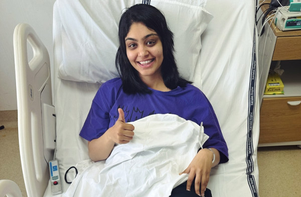 Harleen Deol completes a successful Knee Surgery