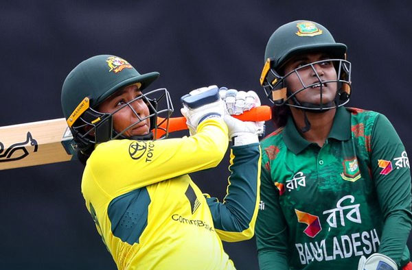 Watch Video: Alana King smashes 28 Runs in 5 balls against Bangladesh. PC: Twitter