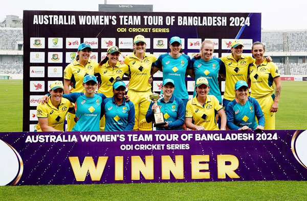 Australia beat Bangladesh 3-0 in ODI Series. PC: Twitter