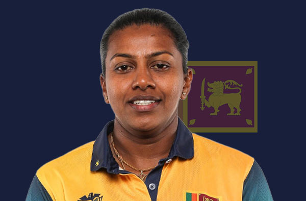 Achini Kulasuriya for Sri Lanka. PC: Female Cricket
