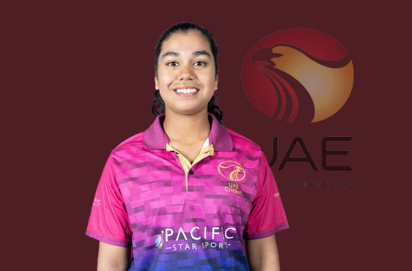 Al Maseera Jahangir for UAE. PC: Female Cricket