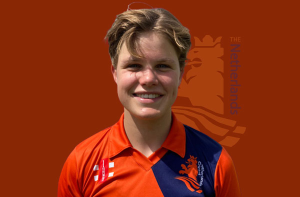 Carlijn van Koolwijk for Netherlands. PC: Female Cricket