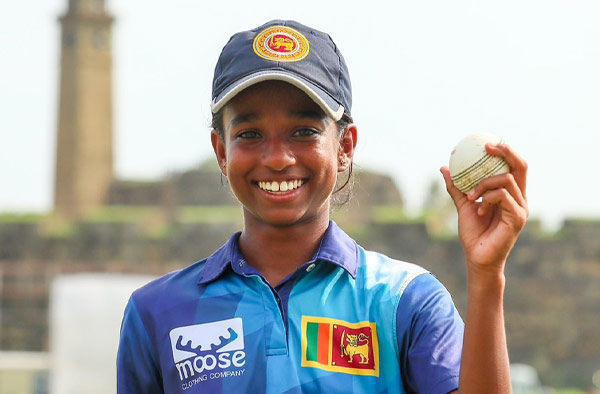 Rashmika Sewwandi and Chamodi Praboda powers Sri Lanka to a thumping 108-run victory against England
